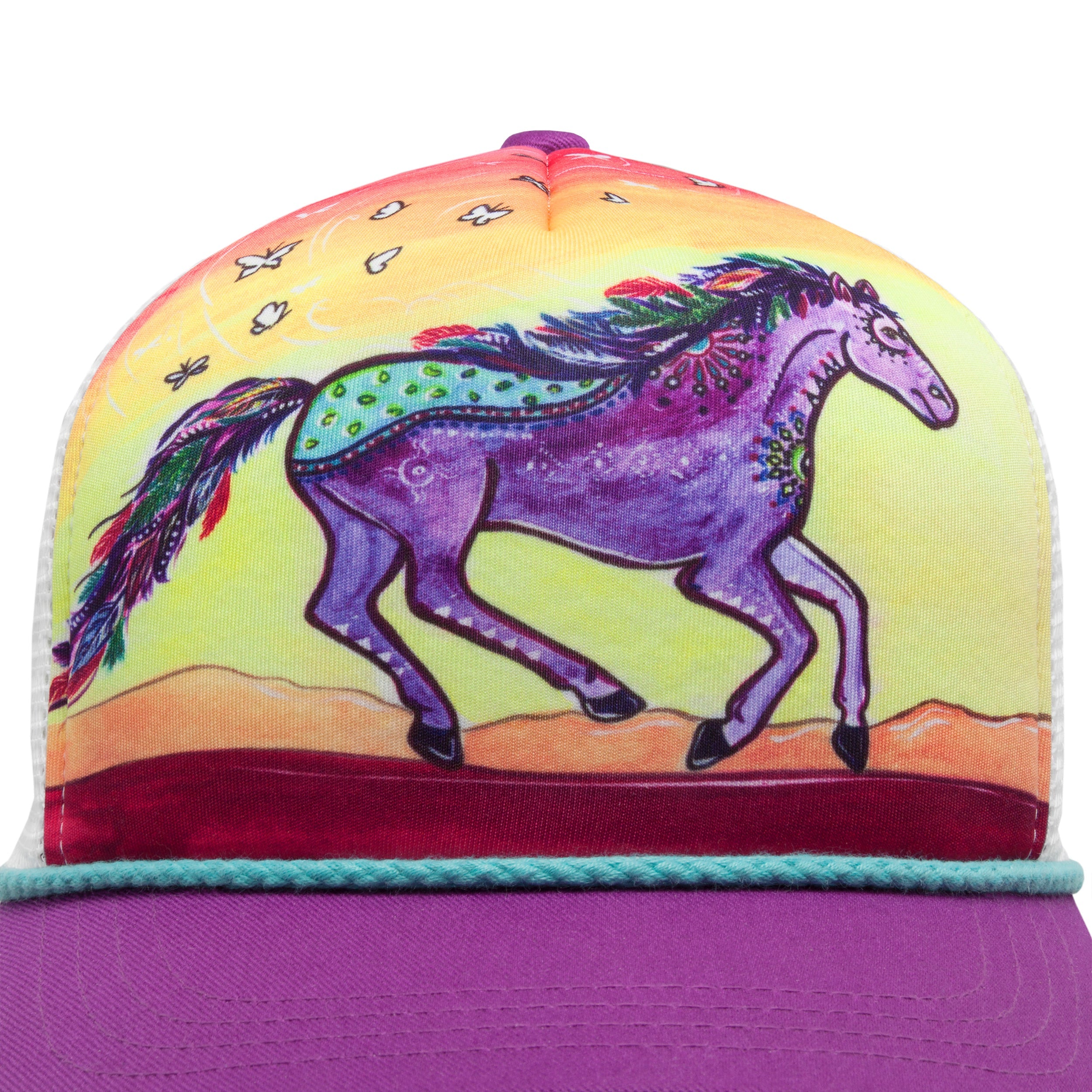 Kids' Horse Feather Cooling Trucker