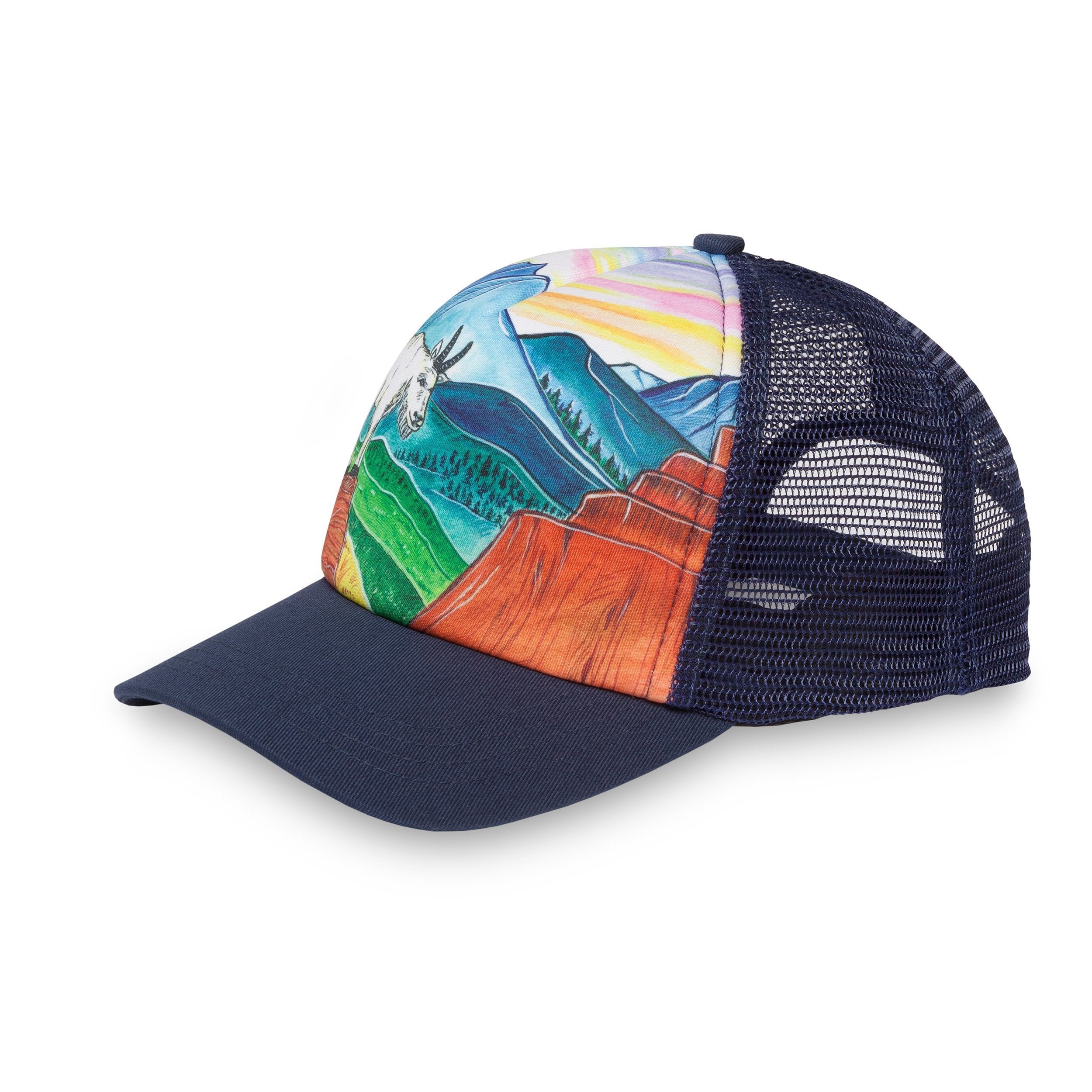 kids artist series trucker mountain goat front ss20 2500px