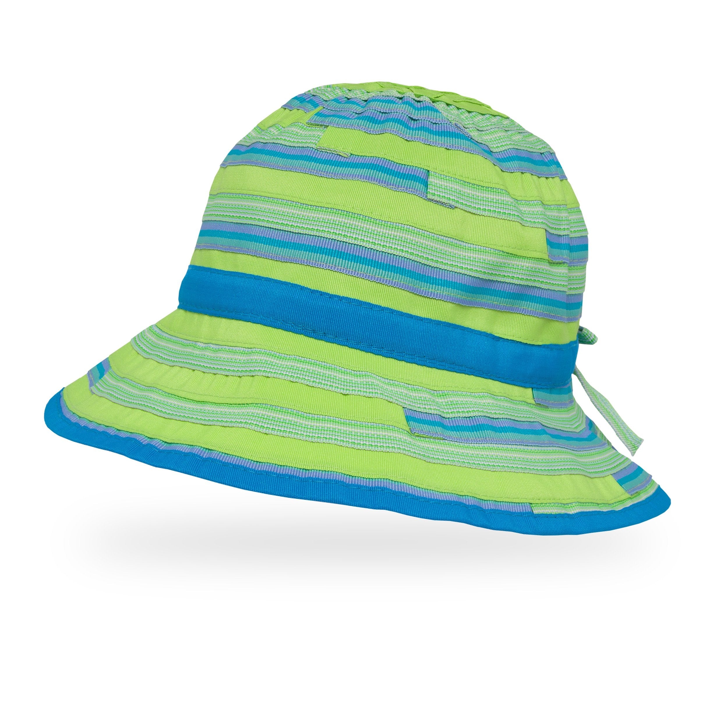 kids poppy hat limeade front ss20 2500px