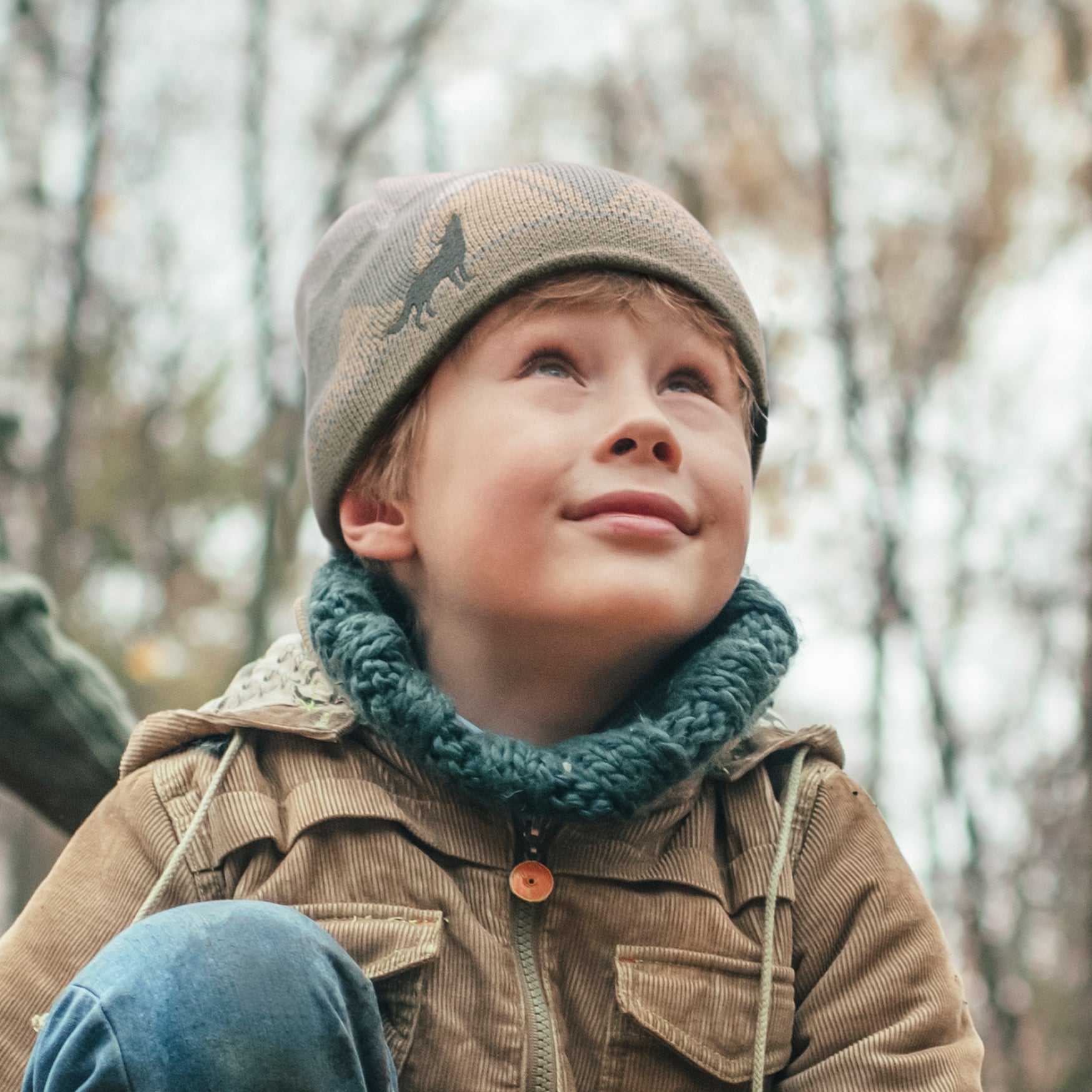 Kids' Winter Wolf Beanie - Sale