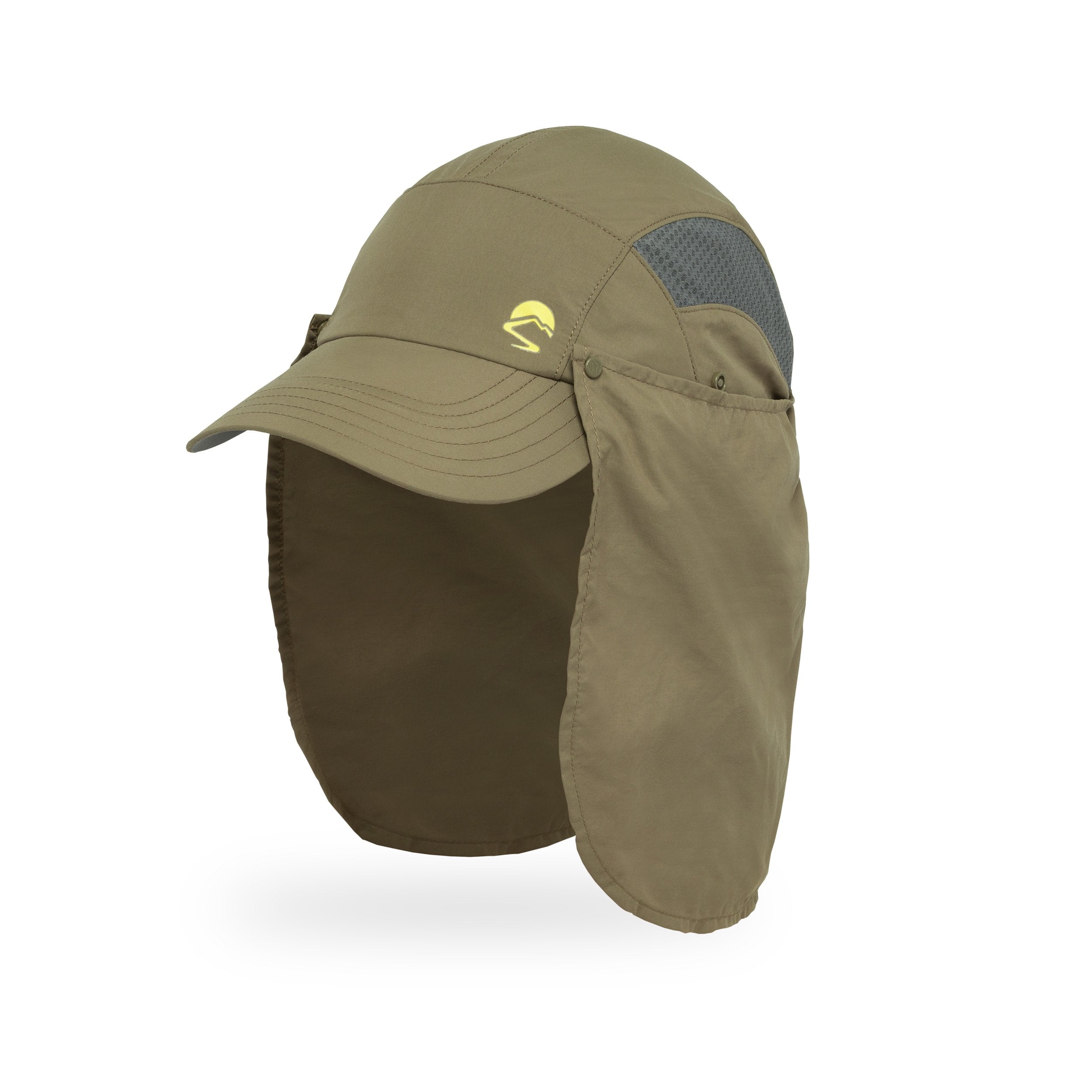 adventure stow hat dark khaki front ss20 2500px