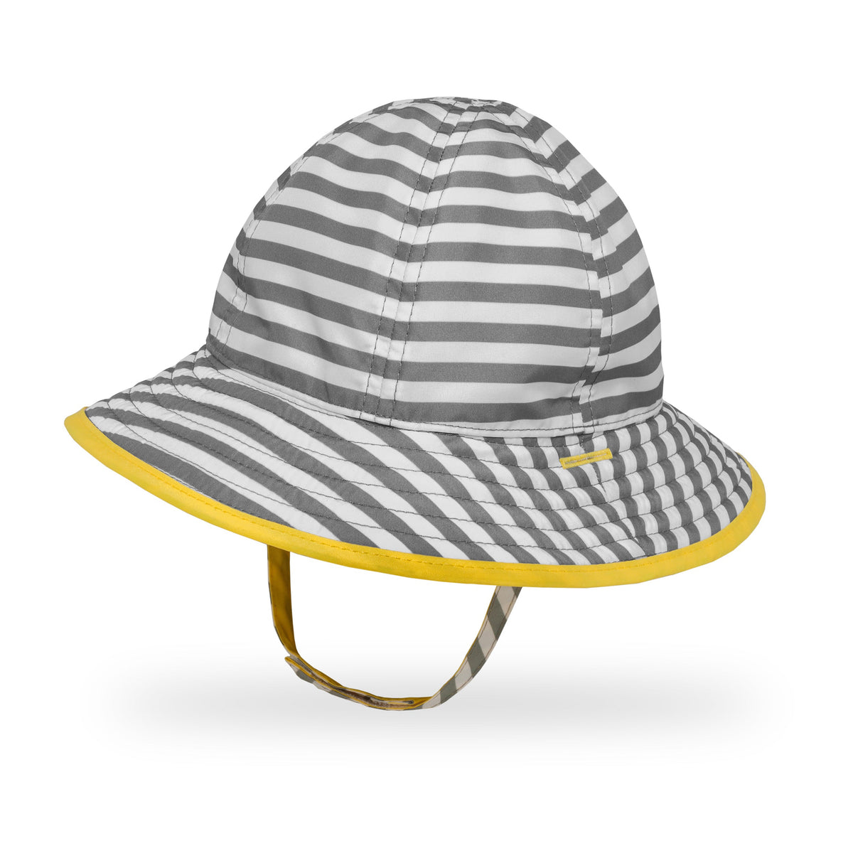 Vintage Yellow Fishing Boating Mowing Gardening Bucket Hat 7 1/8