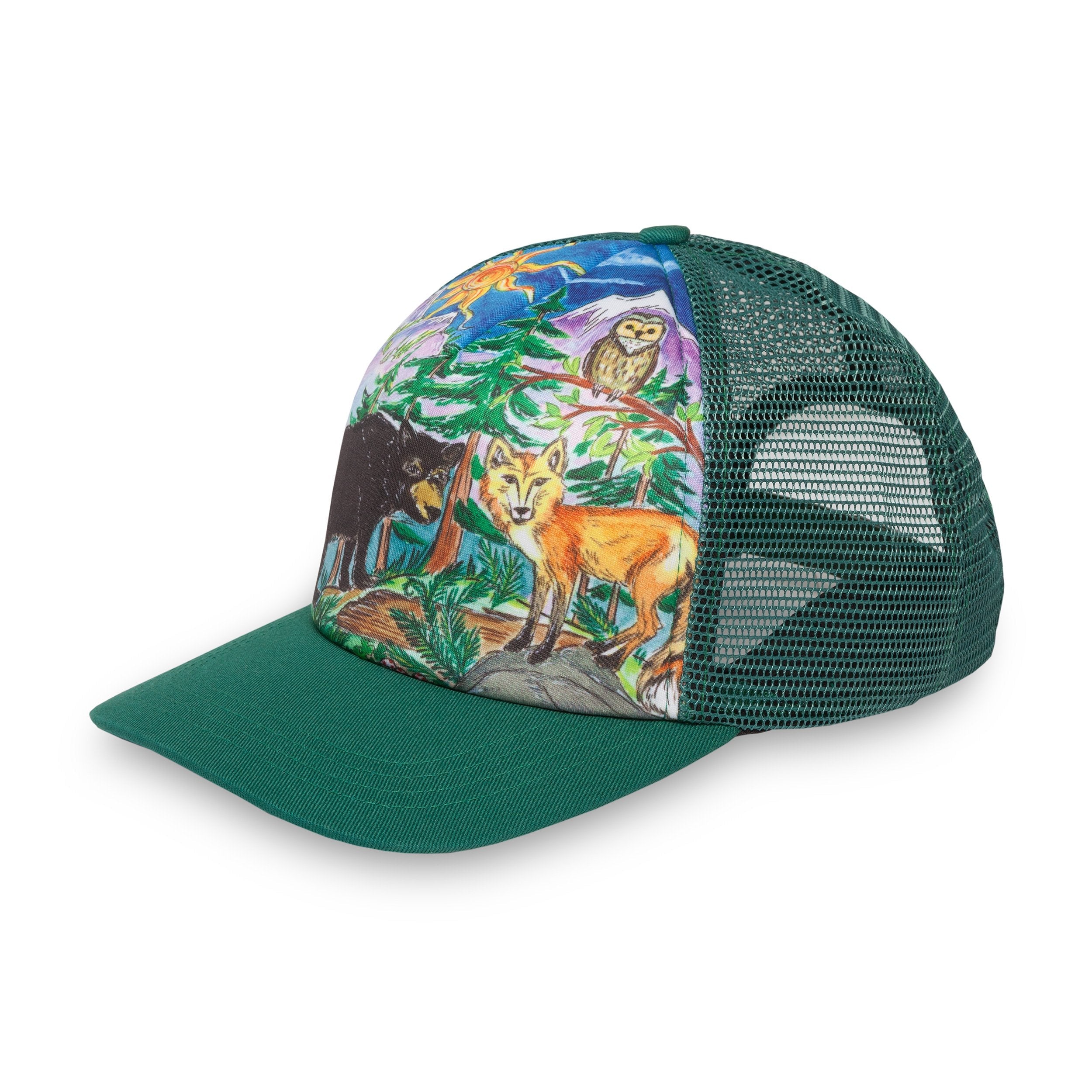 kids artist series trucker forest friends front ss20 2500px