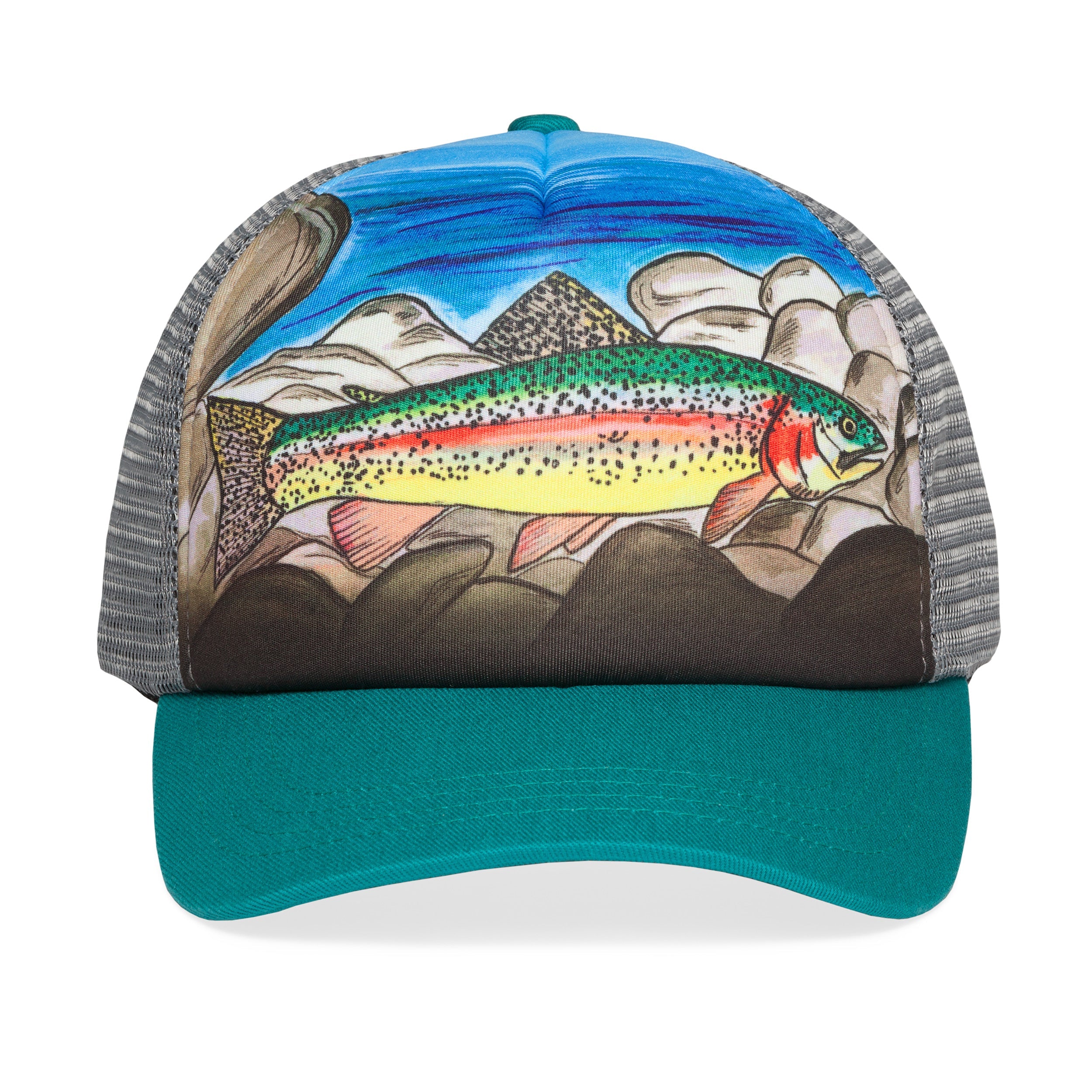 Kids' Rainbow Trout Trucker