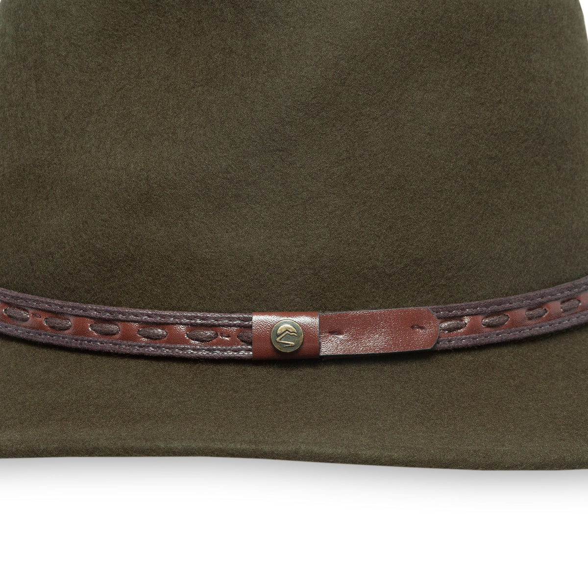 Cotton Summer Sun Hat with Chin Strap - Stone - Rambler