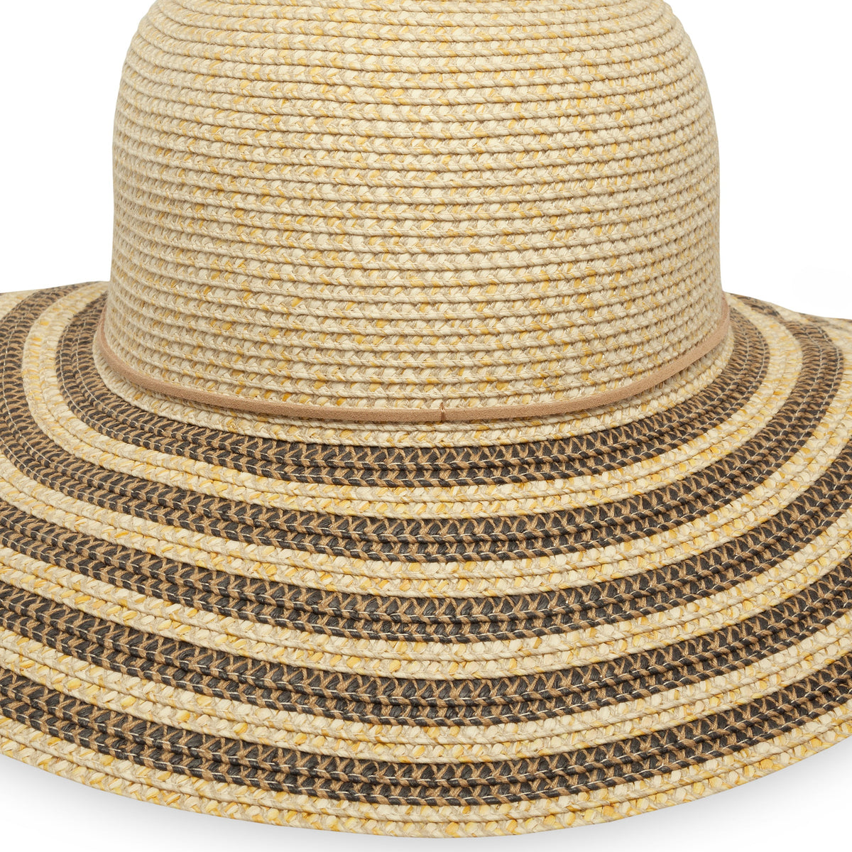 RH New Handmade Natural Grass Hat Flat Top Wide Brim Sun Beach