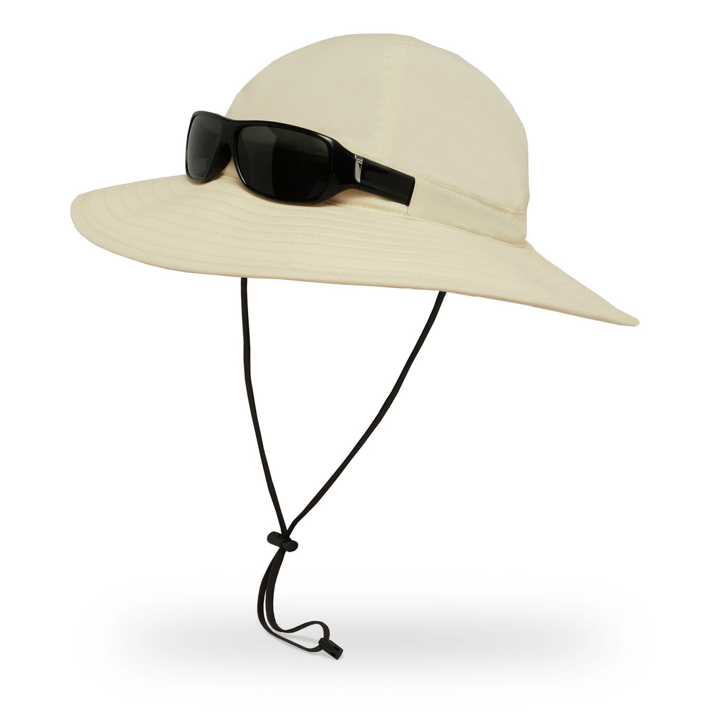 Moon Shadow Water Resistant Summer Sun Hat Round Rim Drawstring